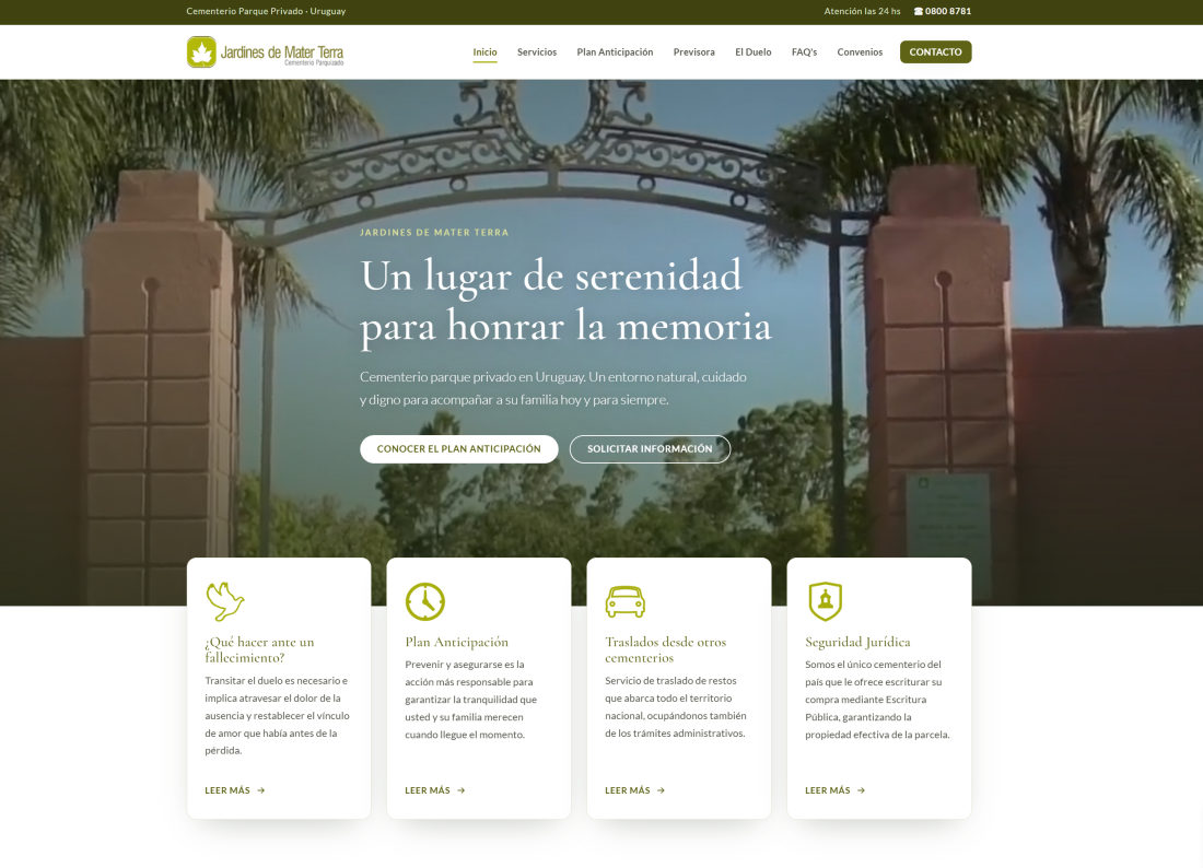Inicio del sitio de Mater Terra